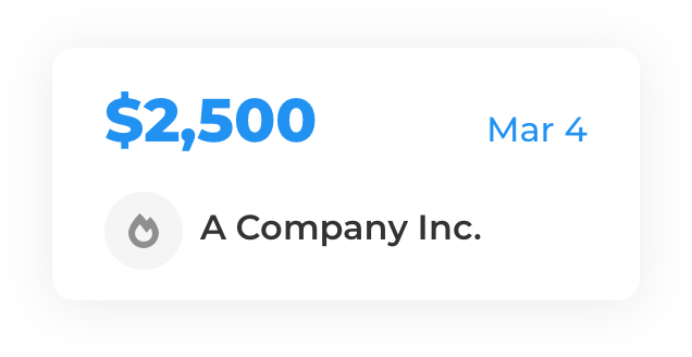 Willa Pay Interface item